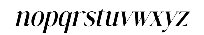 Gilkyst Italic Font LOWERCASE