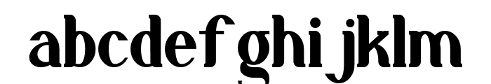 Gillalo Medium Font LOWERCASE