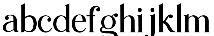 Gillian Regular Font LOWERCASE