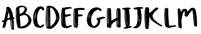 Gilligan Regular Font UPPERCASE