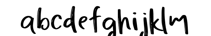 Gilligan Regular Font LOWERCASE