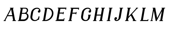 Gillion Bold Italic Font UPPERCASE