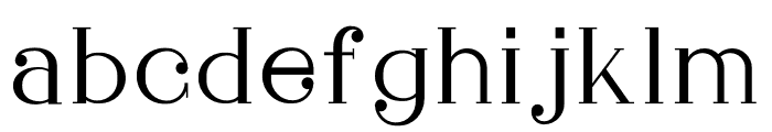 Gillion Font LOWERCASE