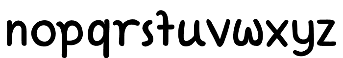 Gillmo Regular Font LOWERCASE