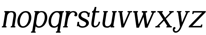 Gillmour Bold Italic Font LOWERCASE