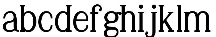 Gillmour-Bold Font LOWERCASE