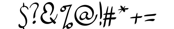 Gillter Signature Font OTHER CHARS