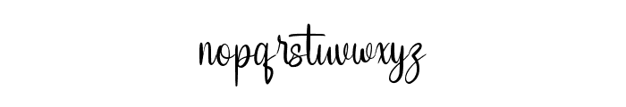 GillyChics Font LOWERCASE