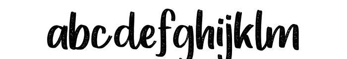 Gillzoey Font LOWERCASE