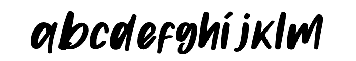 Gilmoore demo Font LOWERCASE