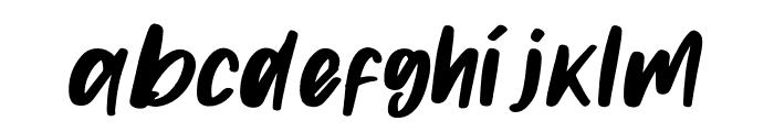 Gilmoore Font LOWERCASE