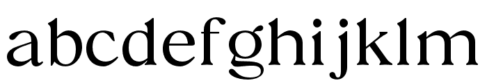 Gilnger Regular Font LOWERCASE