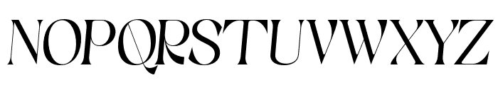 Giloste-Italic Font UPPERCASE