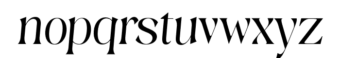 Giloste-Italic Font LOWERCASE