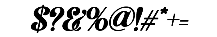 Gilter-Italic Font OTHER CHARS