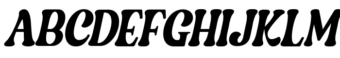 Gilter-Italic Font UPPERCASE