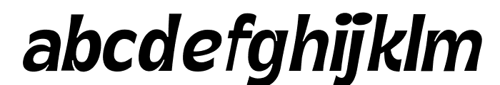 Gilton Extra Light Slanted Font LOWERCASE