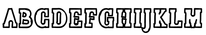 Gilub Font UPPERCASE