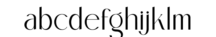 Gimile Font LOWERCASE