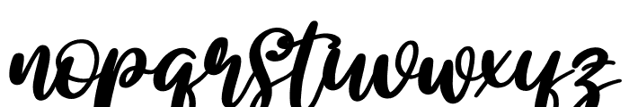 Gina Angle Italic Font LOWERCASE