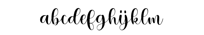 Ginanitta Font LOWERCASE