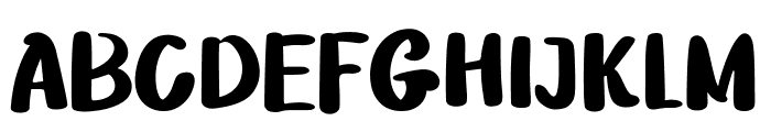 Gineva Regular Font UPPERCASE