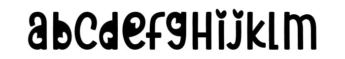 Ginger Coffee Font LOWERCASE