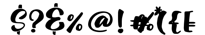 GingerPlum-Regular Font OTHER CHARS