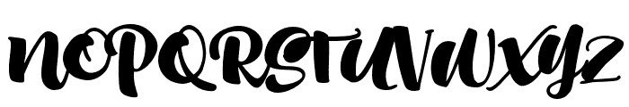 GingerPlum-Regular Font UPPERCASE