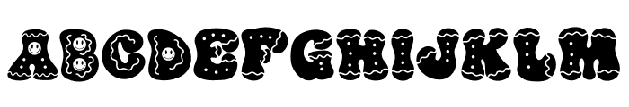 Gingerbread Nelly Font LOWERCASE