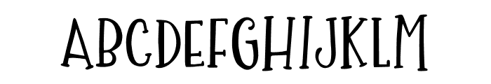 Gingers Slab Font UPPERCASE