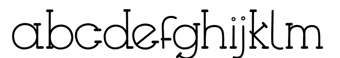 Gingerstick Font LOWERCASE