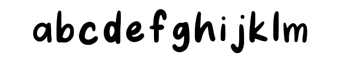 Ginkean Regular Font LOWERCASE