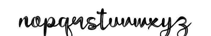 Ginnifer Script Brush Font LOWERCASE