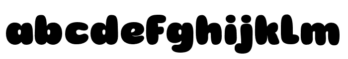 Ginuk-Regular Font LOWERCASE