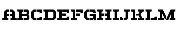 Giodelta-Regular Font UPPERCASE
