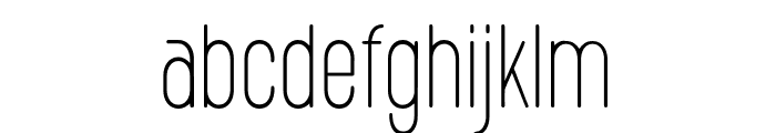 Giola Extra Light Font LOWERCASE