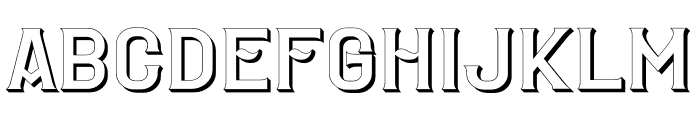 Giona Layered Font LOWERCASE