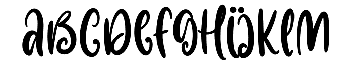 Giora Whisper Font LOWERCASE