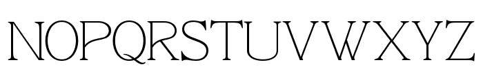 Giordano Serif Thin Font UPPERCASE