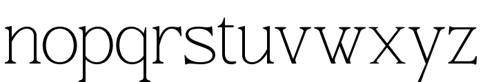 Giordano Serif Thin Font LOWERCASE