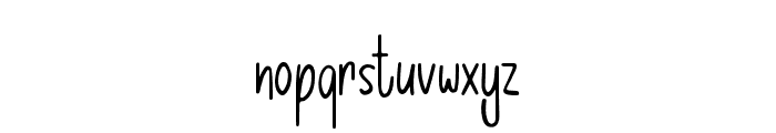 Gioruma-Regular Font LOWERCASE