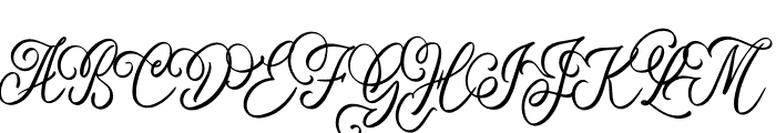 Giory Queen Font UPPERCASE