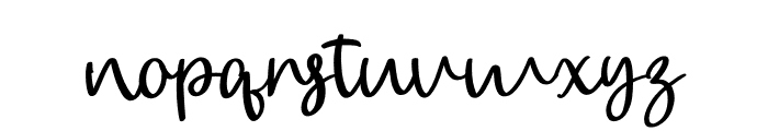 Giory Script Font LOWERCASE