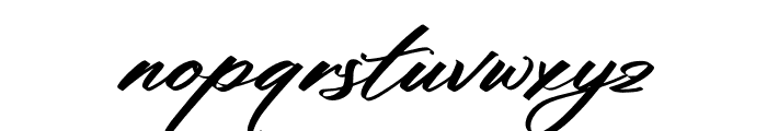 Giotthany Italic Font LOWERCASE