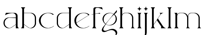 Giove Font LOWERCASE