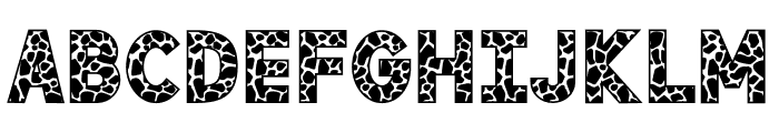 Giraffe 1 Font LOWERCASE