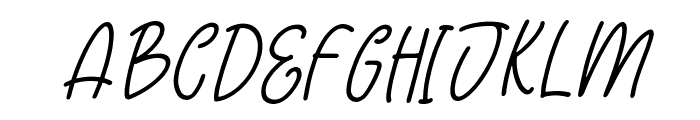 Giraffe Dream Italic Font UPPERCASE