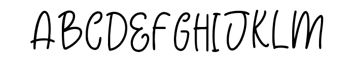 Giraffe Dream Font UPPERCASE
