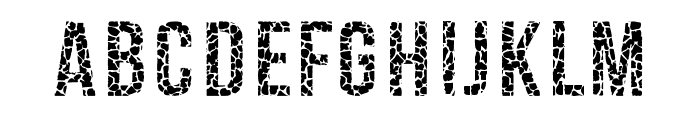 Giraffe Font 1 Regular Font UPPERCASE